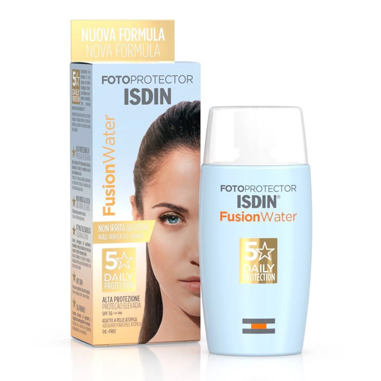 ضد آفتاب فیوژن واتر SPF50 بدون رنگ ایزدین